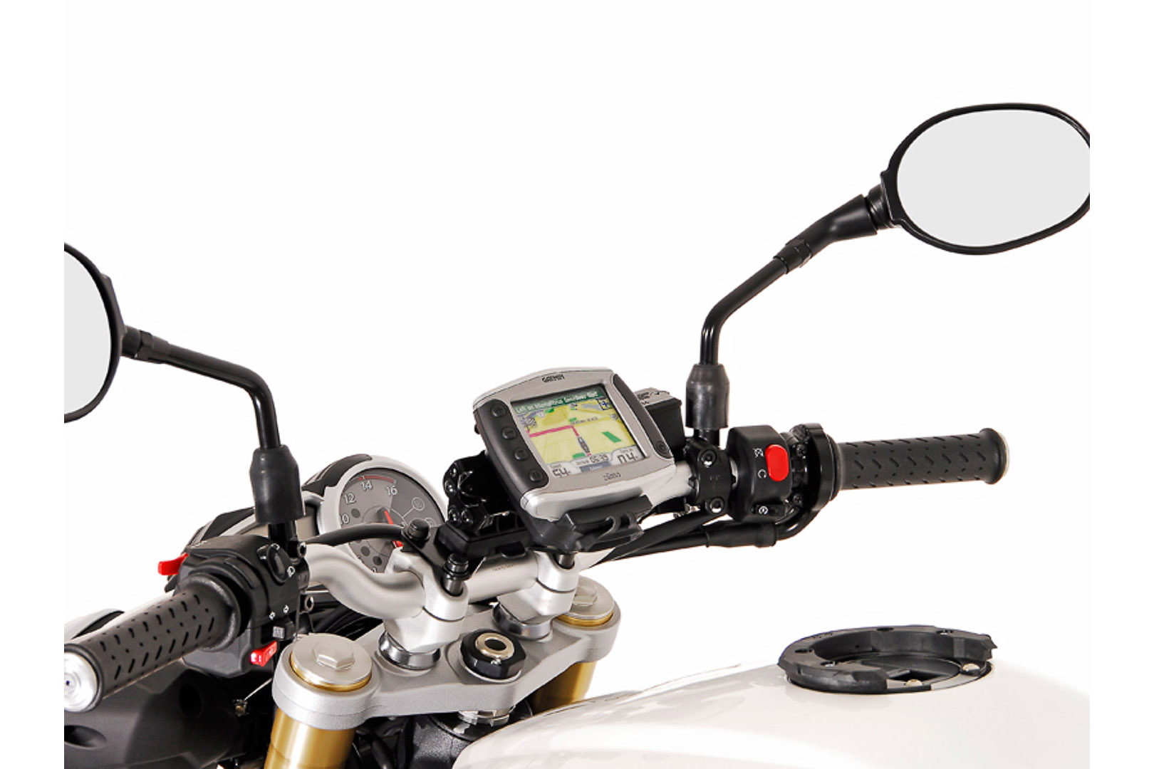 SW-Motech Quick-Lock GPS-pidike Triumph Street Triple