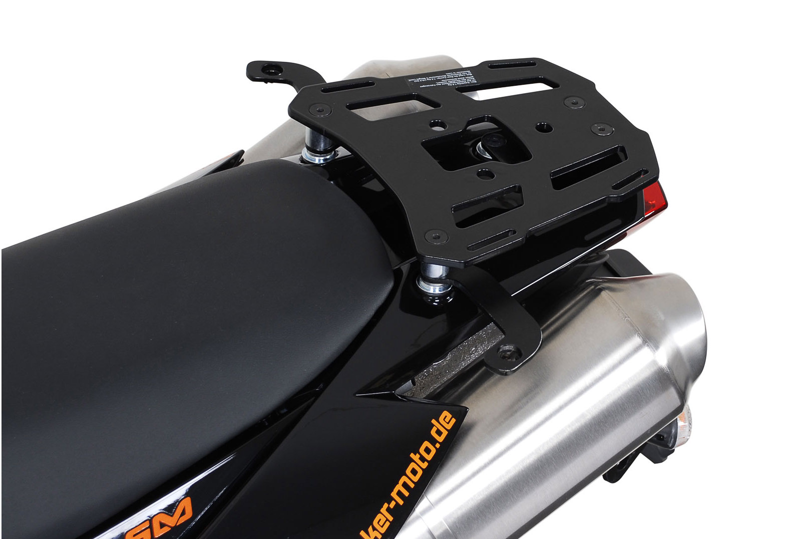 SW-Motech Alu-Rack peräteline KTM LC8 Supermoto 06- musta