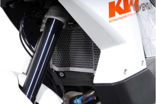 SW-Motech Jäähdyttimen suoja KTM LC8 950 Adventure hopea