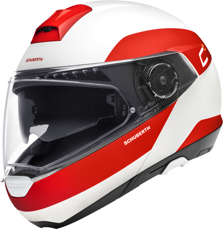 Schuberth C4 Pro Fragment punainen