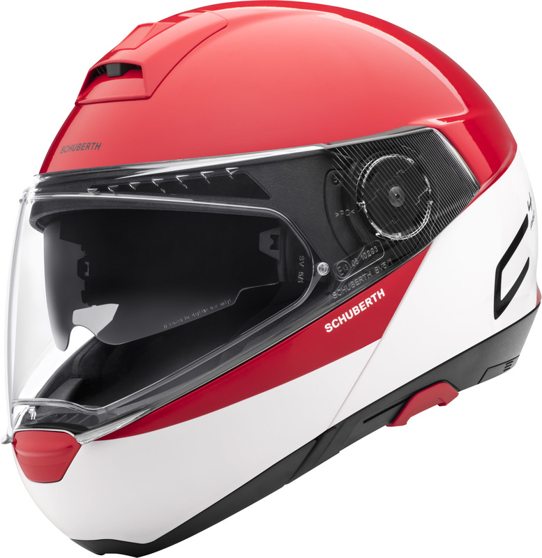 Schuberth C4 Pro Swipe punainen