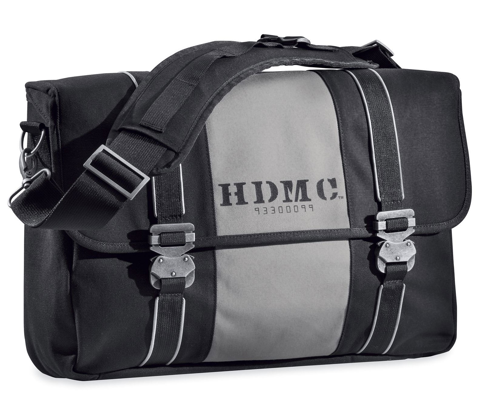 HDMC MESSENGER BAG – BLACK/SIL