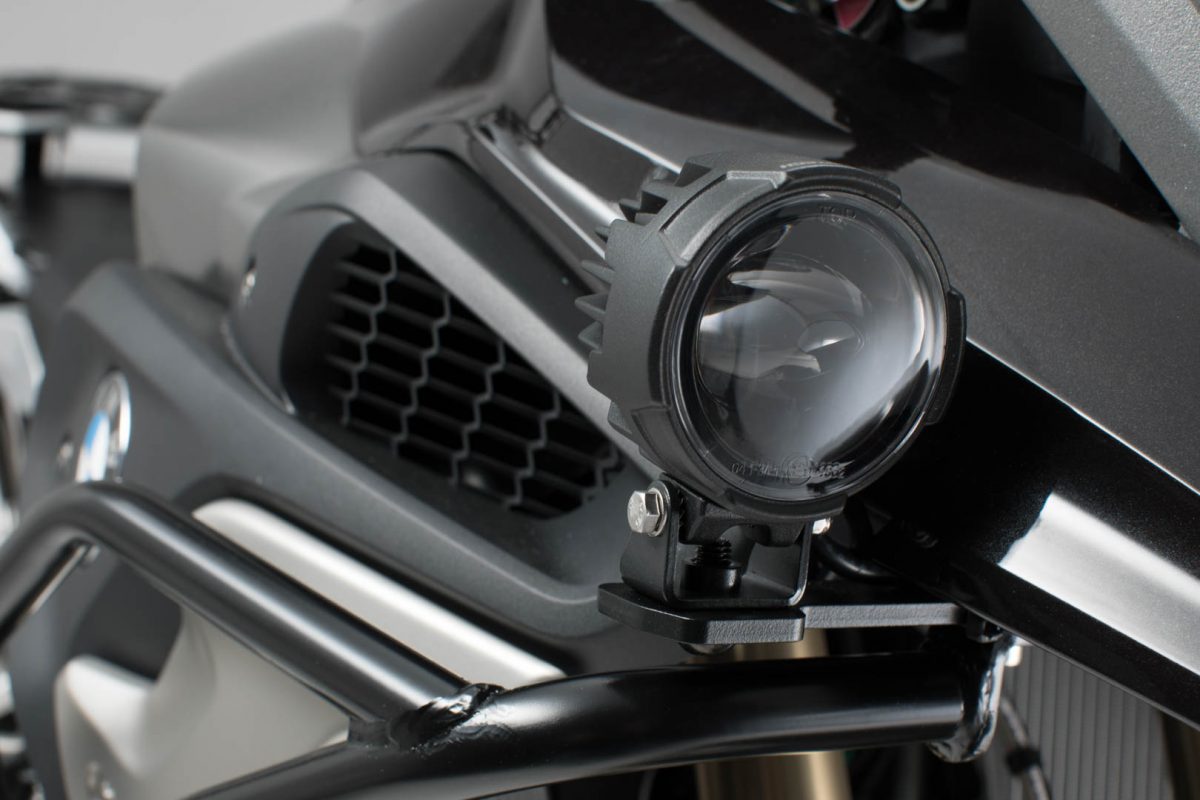 Light mounts – Black. BMW R 1200 GS (12-18), R 1250 GS (18-).