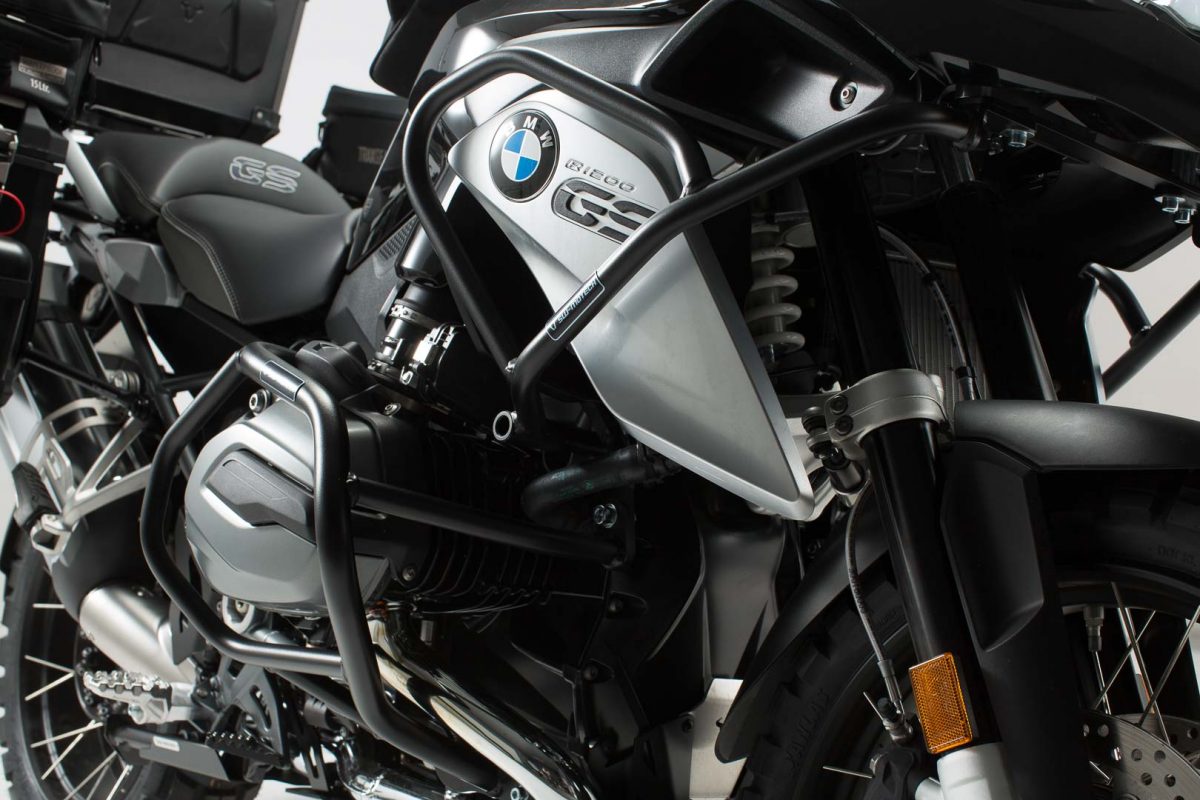 Upper crash bar – Black. BMW R 1200 GS (12-16).