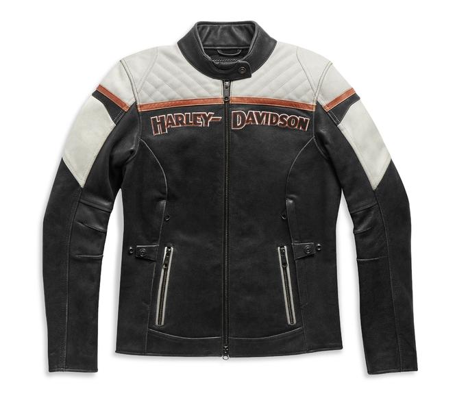 Harley-Davidson Women’s H-D Triple Vent Miss Enthusiast II Leather Jacket