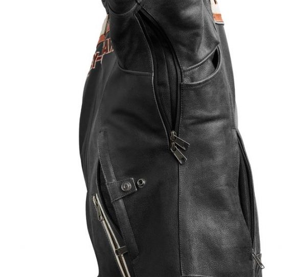 HarleyDavidson Men's HD™ Triple Vent Passing Link II Leather Jacket