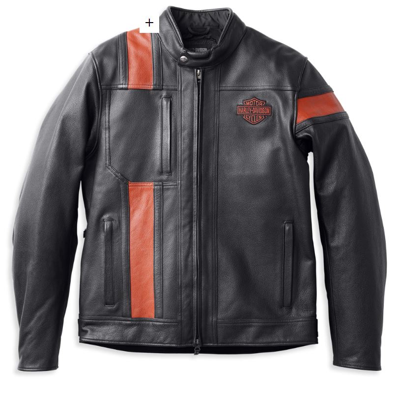 Harley-Davidson Men’s Hwy-100 Waterproof Leather Jacket