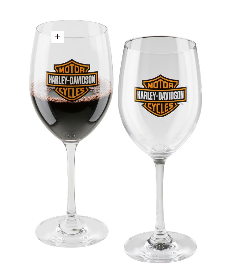 Harley-Davidson Bar&Shield Wine Glass Set