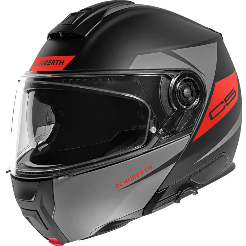 Schuberth Kypärä C5 Eclipse Antrasiitti Punainen