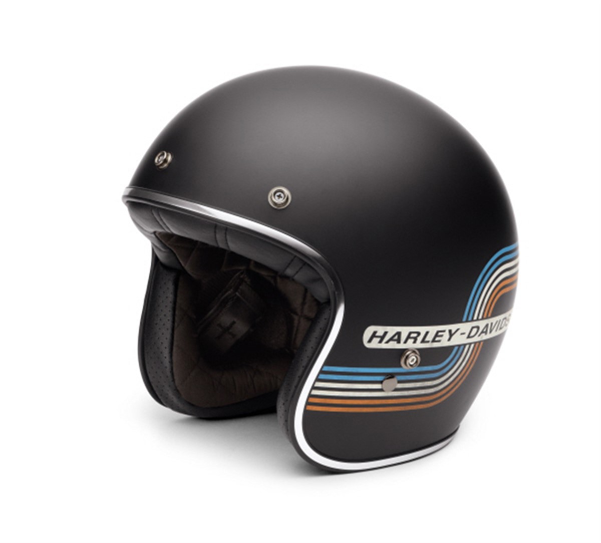 Harley-Davidson Retro Tank Stripe 3/4 Helmet