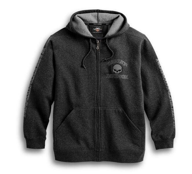 Harley-Davidson Men’s Hooded Skull Sweatshirt