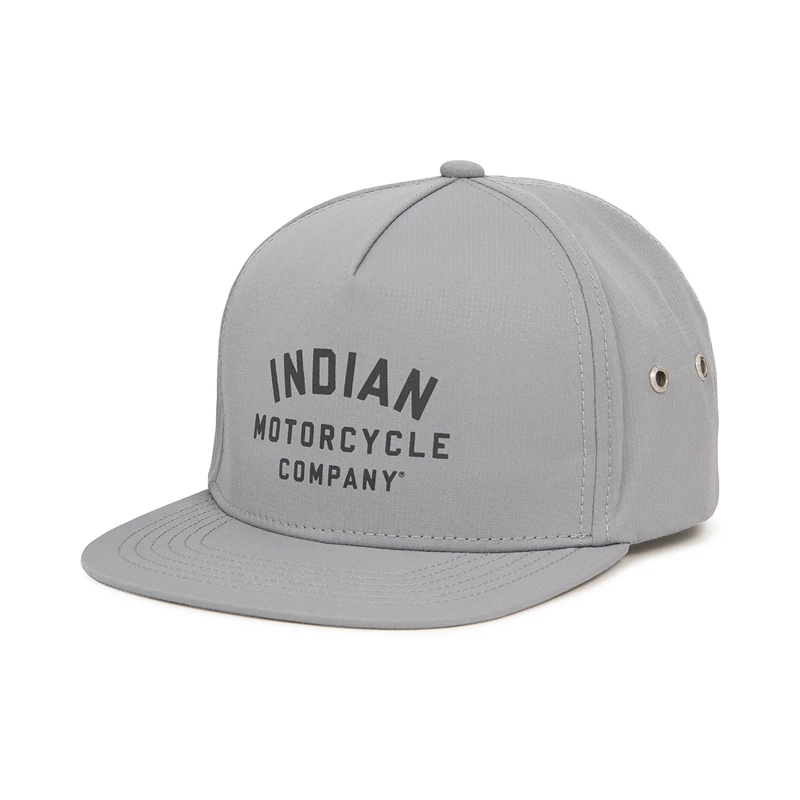 Indian Motorcycle Ripstop, harmaa snapback-lippis