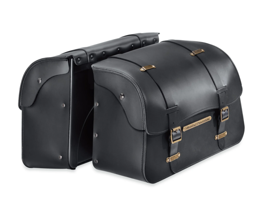 Harley-Davidson Detachables Leather Saddlebags – Nostalgic Style 90201552A