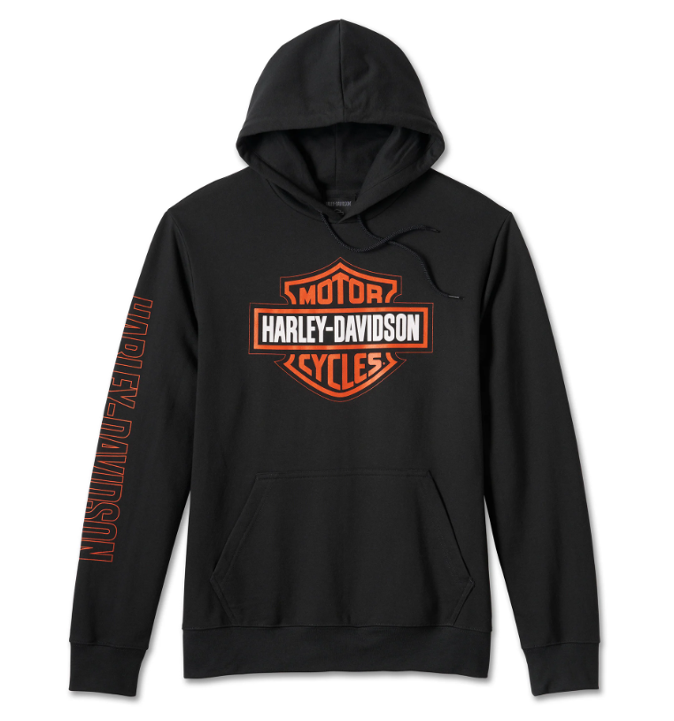 Harley-Davidson Men’s Bar & Shield Hoodie – Black