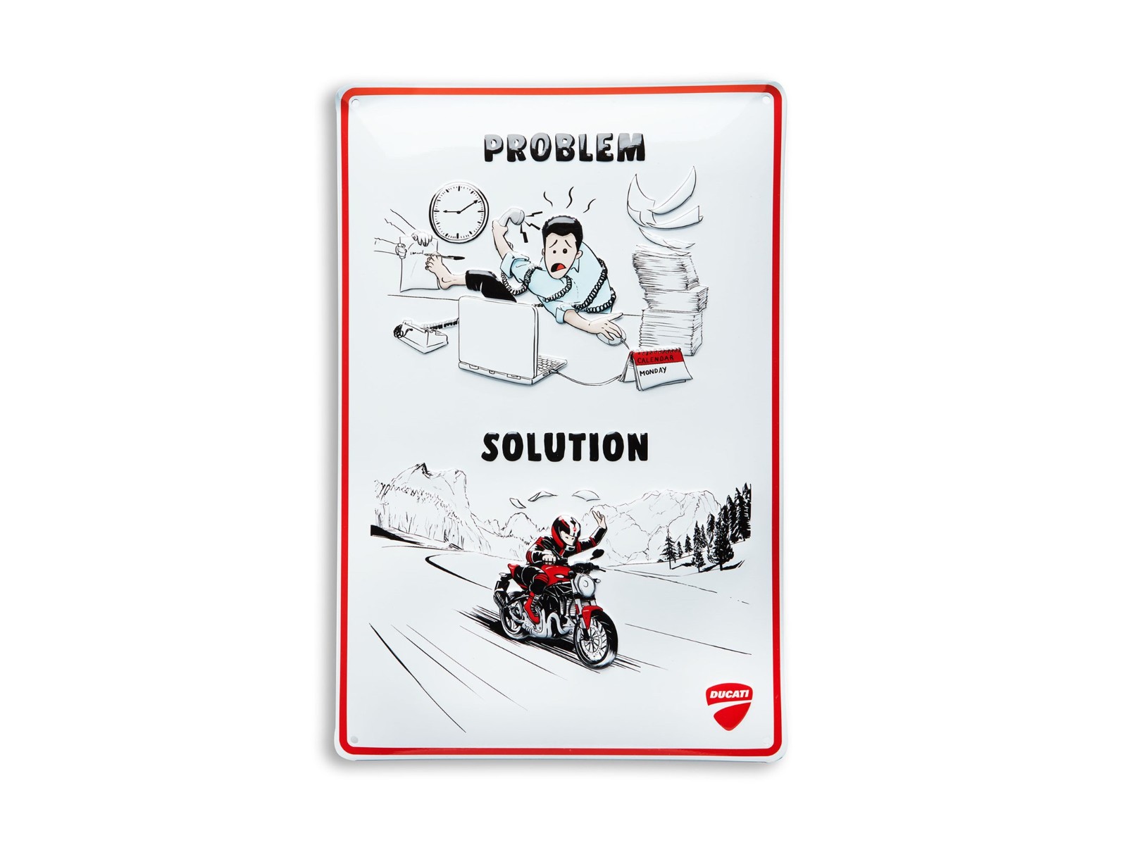 Ducati Proble – Solution metallikilpi