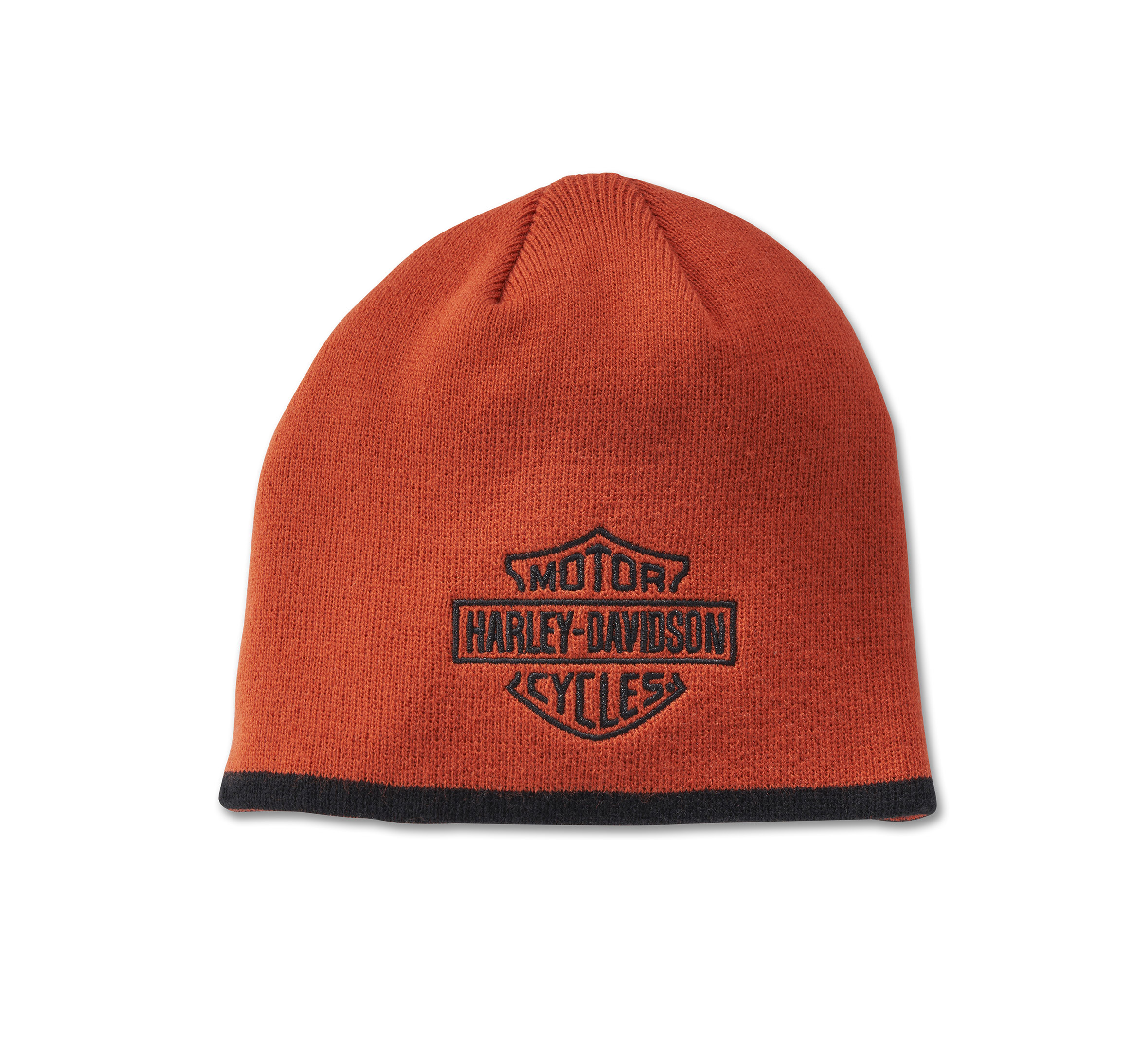 Harley-Davidson Bar & Shield Knit Beanie – Vintage Orange