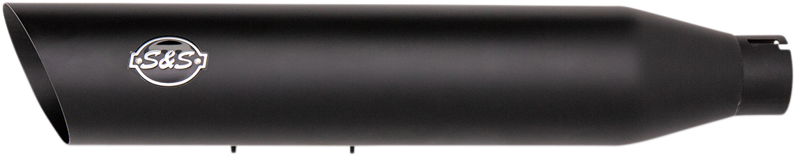 S&S slip-on Mufflers Slash-Cut Euro4 Black