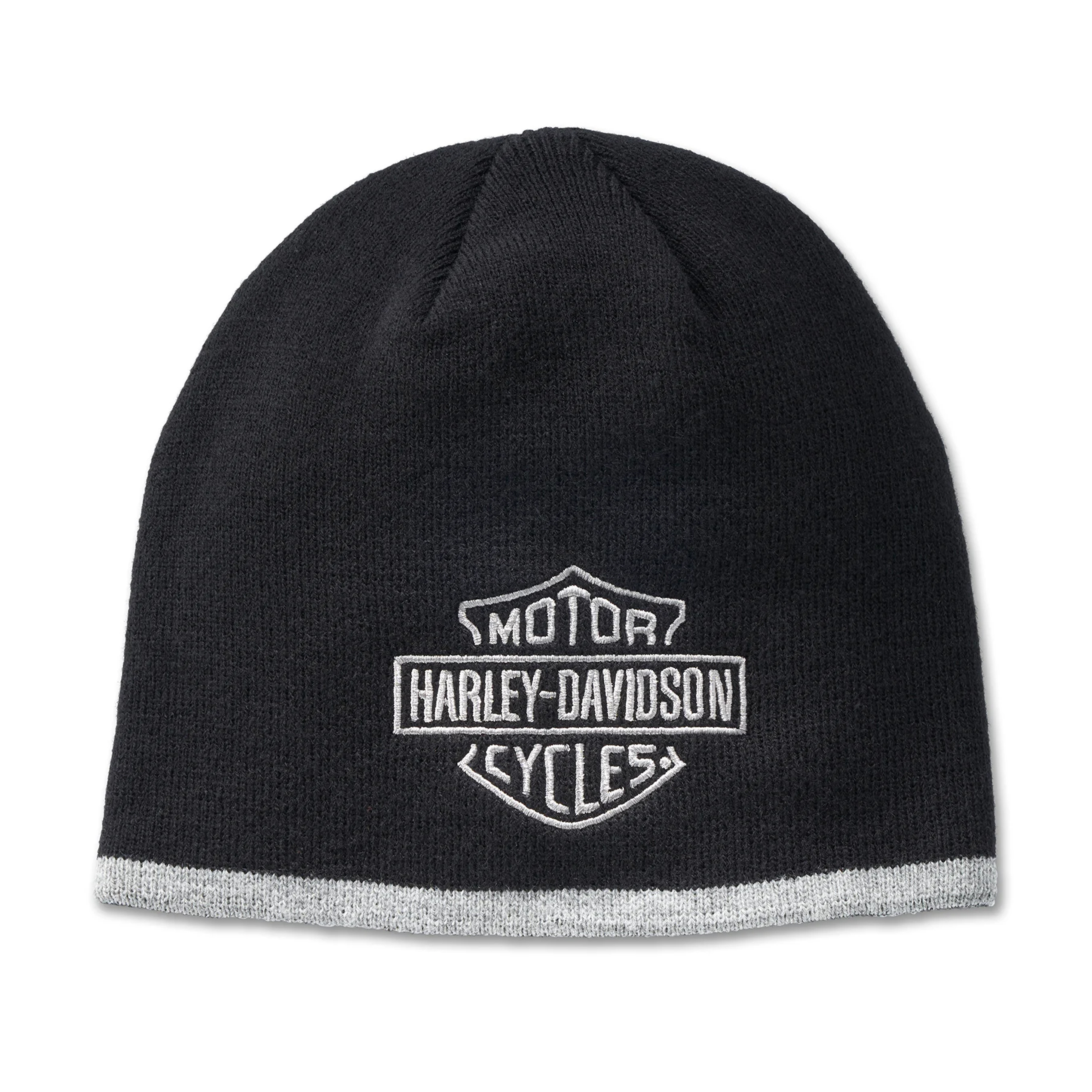 Harley-Davidson Bar & Shield Knit Beanie – Black Beauty