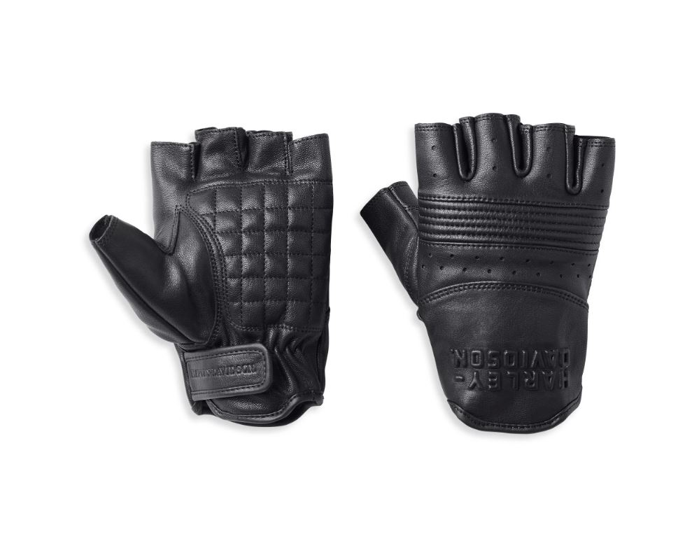 Harley-Davidson Men’s Oakbrook Fingerless Leather Glove