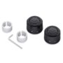 Harley-Davidson Willie G Skull Front Axle Nut Covers