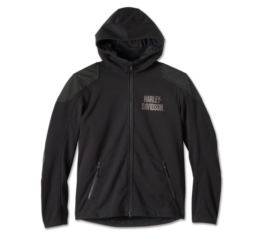 Harley-Davidson Willie G Skull Graphic Deflector 2.0 Hooded Riding Fleece
