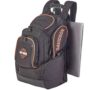 Harley-Davidson Bar & Shield Legend Rugged Polyester Backpack, Black/Orange