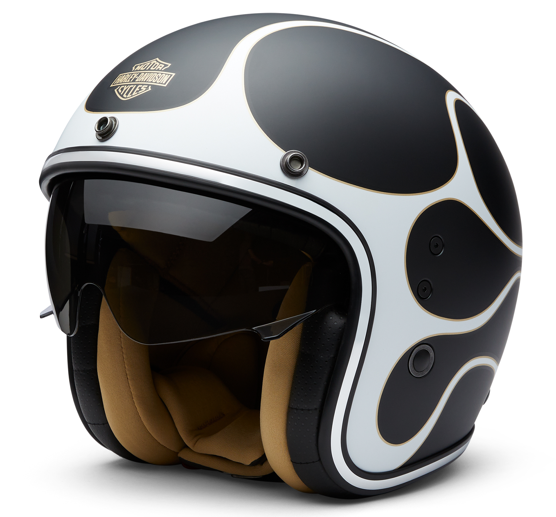 Harley-Davidson Jet Helmet Flames X14 matte black