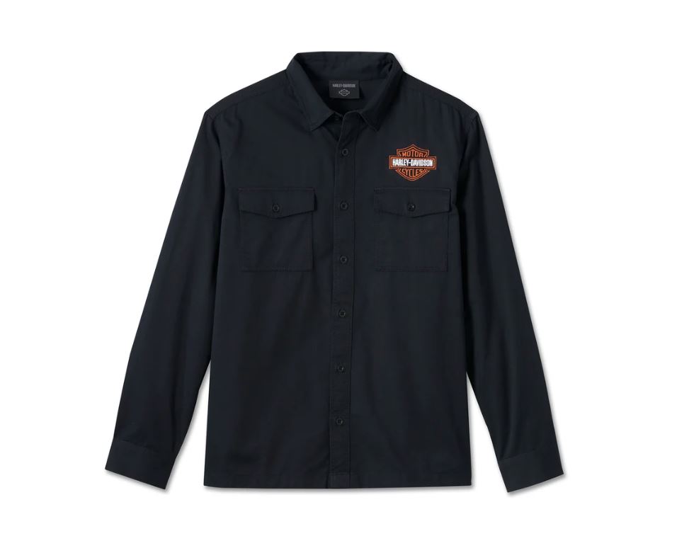 Harley-Davidson Men’s Bar & Shield Long Sleeve Shirt
