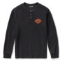 Harley-Davidson Men's Racer Font Henley - L