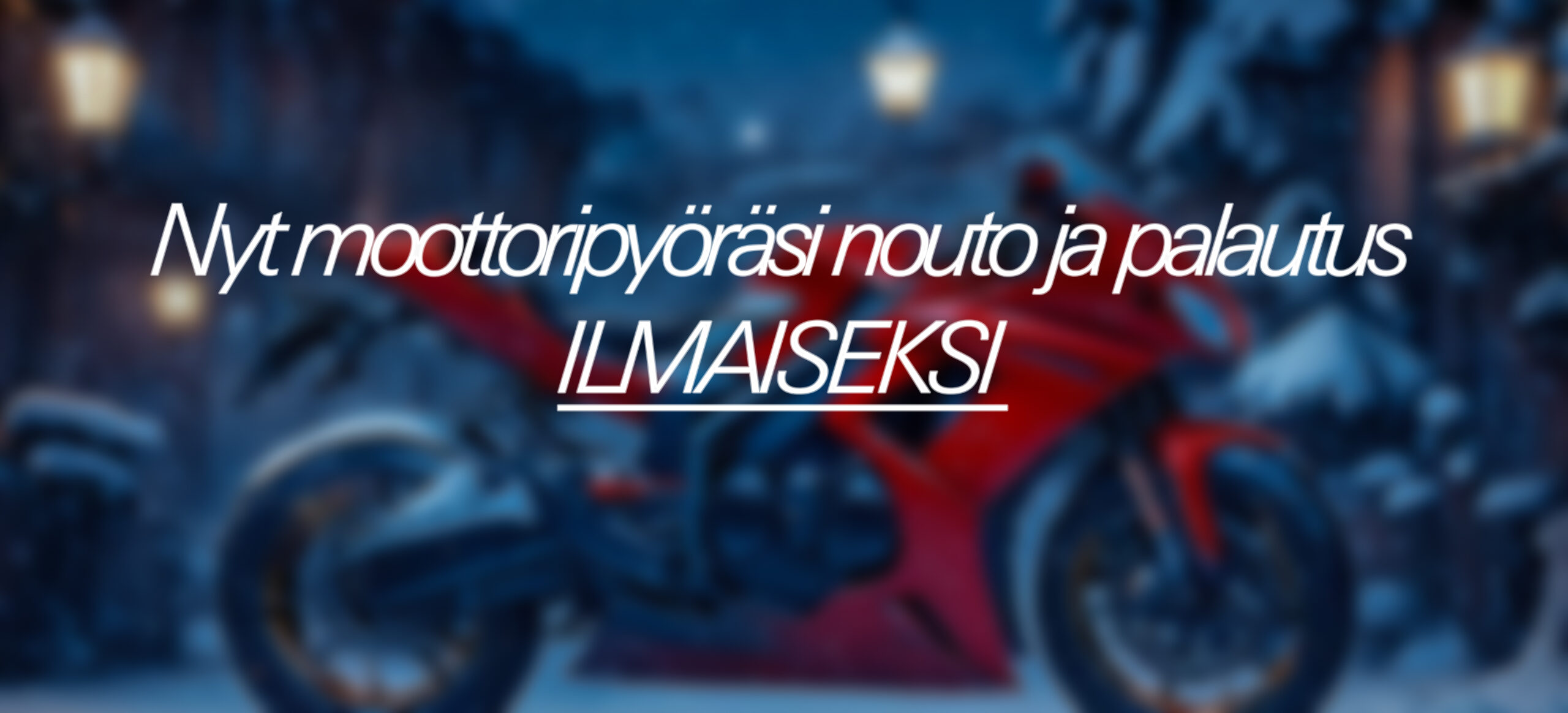 Moottoripyörän kausihuoltokampanja