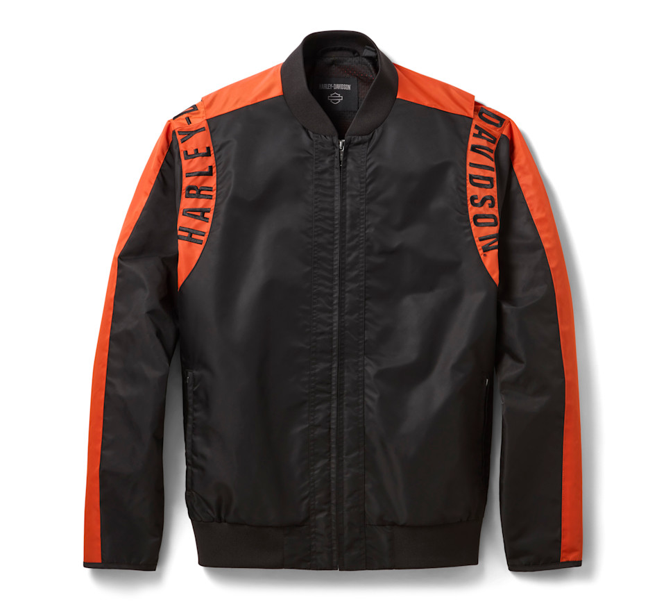 Harley-Davidson Men’s H-D Mainstreet Nylon Bomber Jacket
