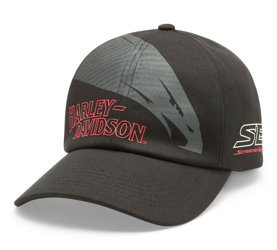 Harley-Davidson Men’s Screamin’ Eagle Softail Stretch Fit Cap