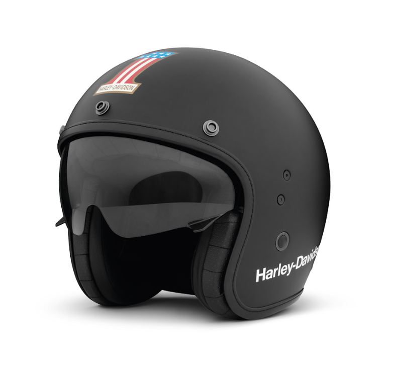 Harley-Davidson Classic #1 X14 Sun Shield 3/4 Helmet
