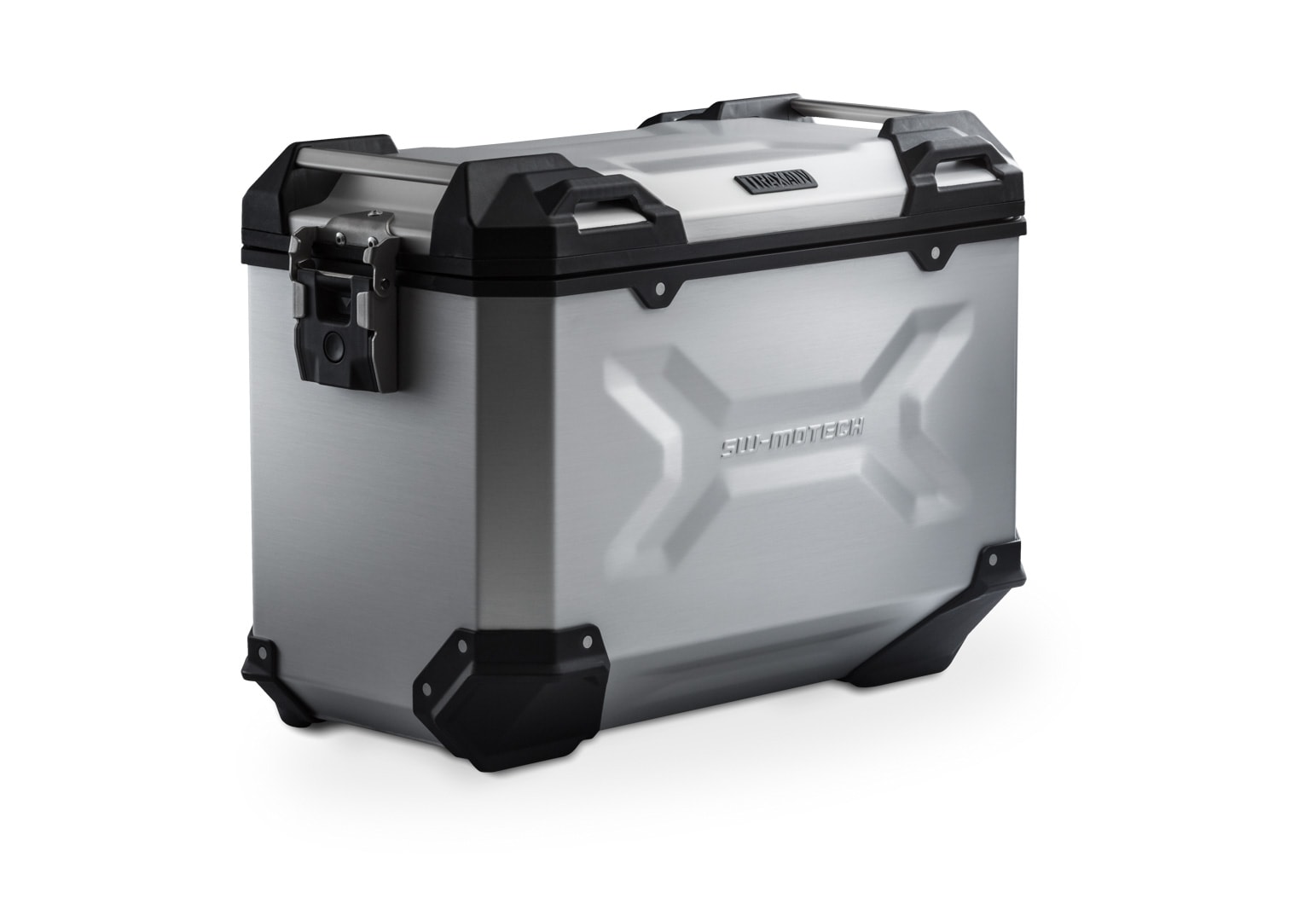 TRAX ADV L – Side case. Aluminum. 45 l. Left. Silver.