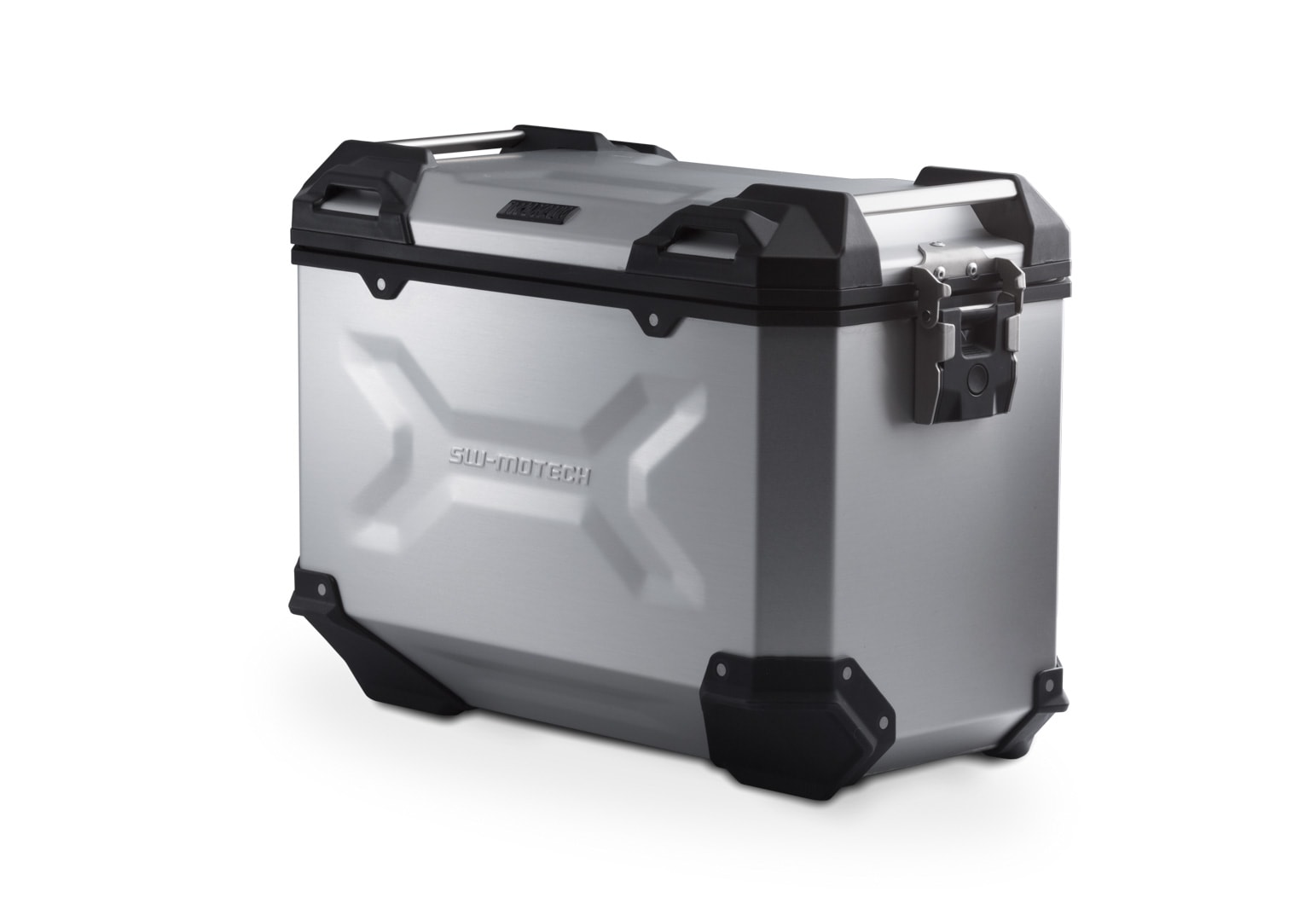 TRAX ADV L – Side case. Aluminum. 45 l. Right. Silver.