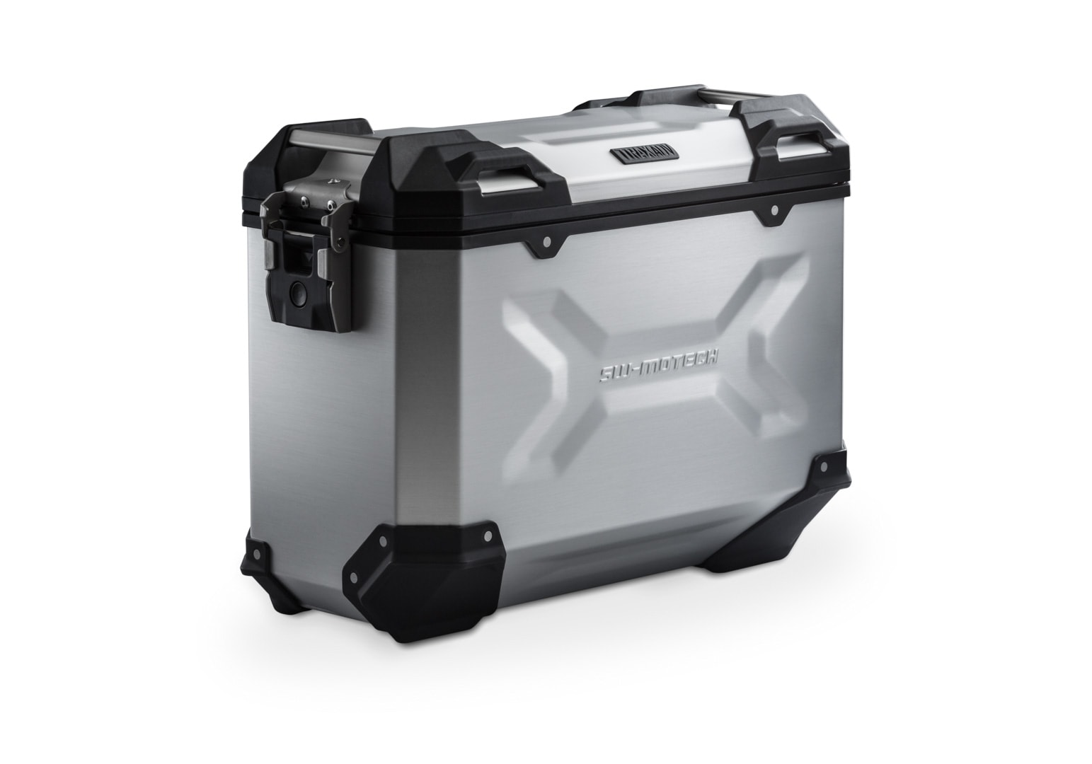 TRAX ADV M – Side case. Aluminum. 37 l. Left. Silver.