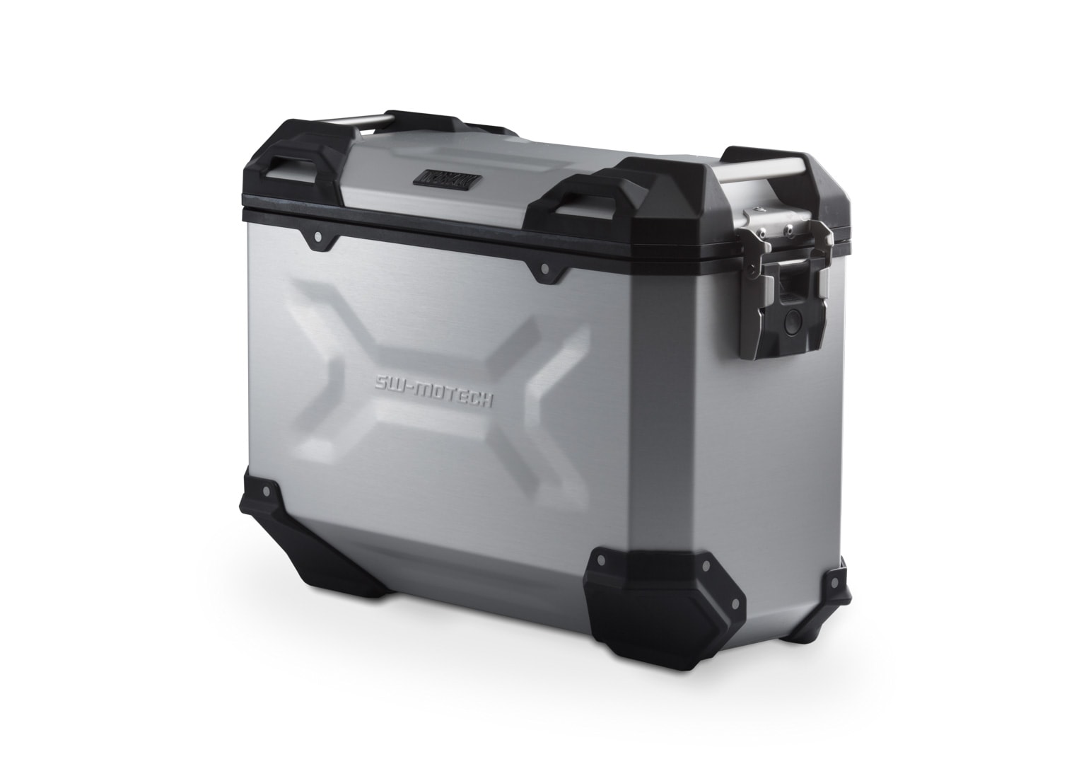 TRAX ADV M – Side case. Aluminum. 37 l. Right. Silver.