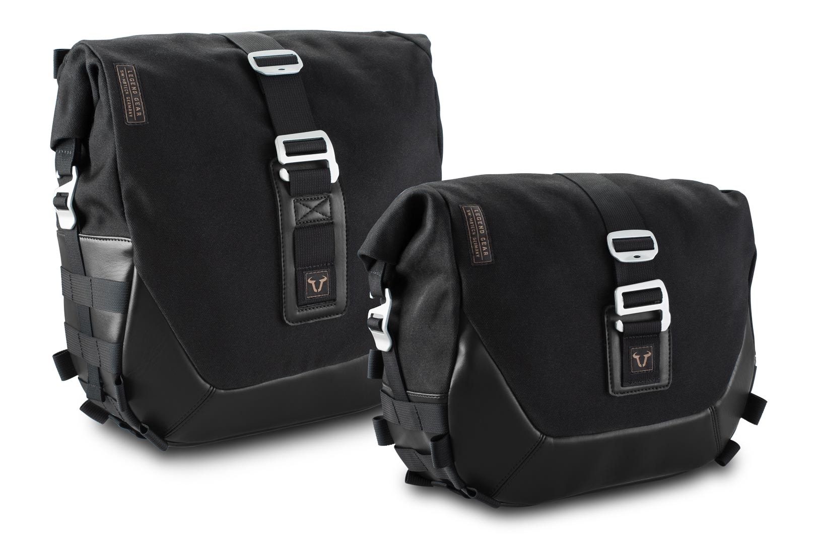 Legend Gear side bag system LC Black Edition – Suzuki SV650 ABS (15-) / SV650 X (18-).