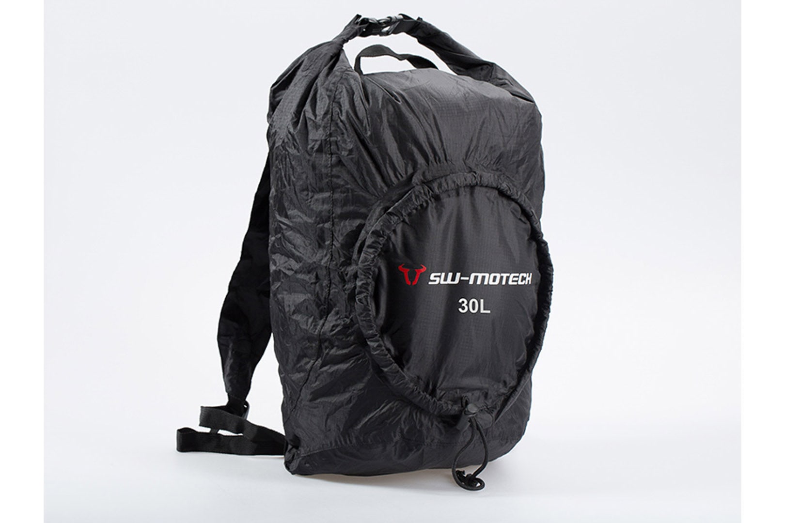 Flexpack backpack – 30 l. Black. Water-resistant. Foldable.