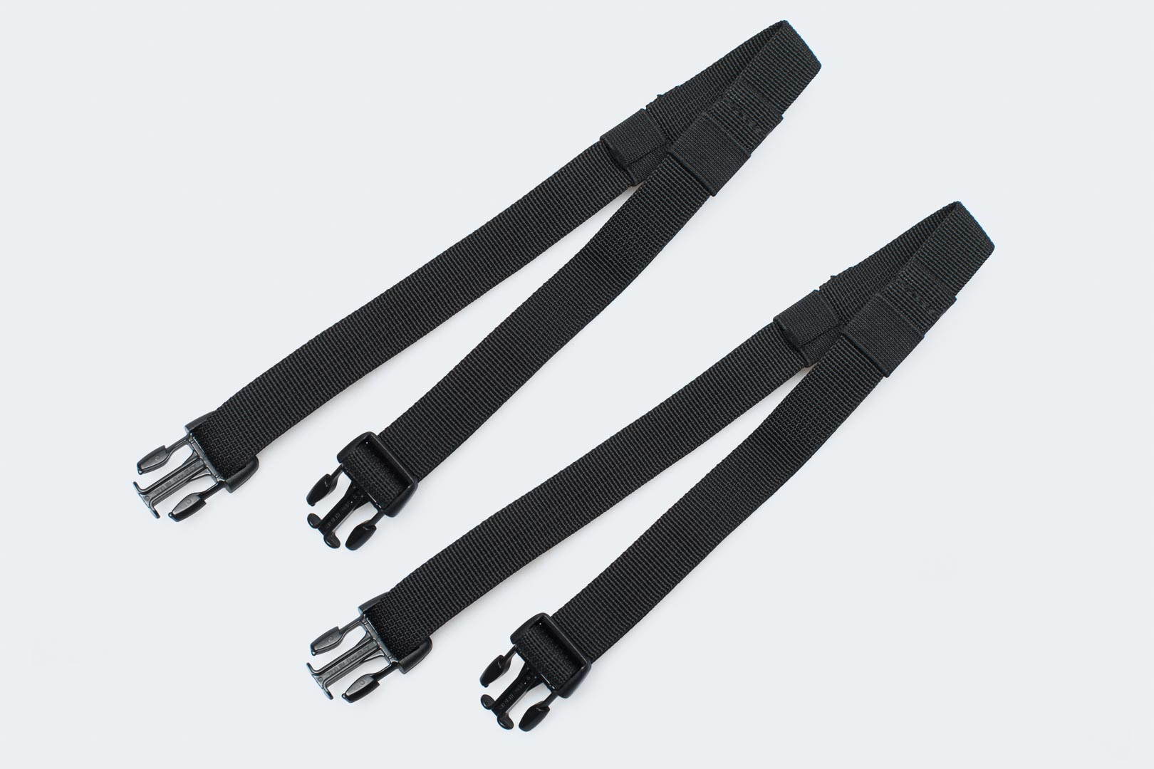 Tie-down strap set for tail bags – 2 compression straps for tail bags.
