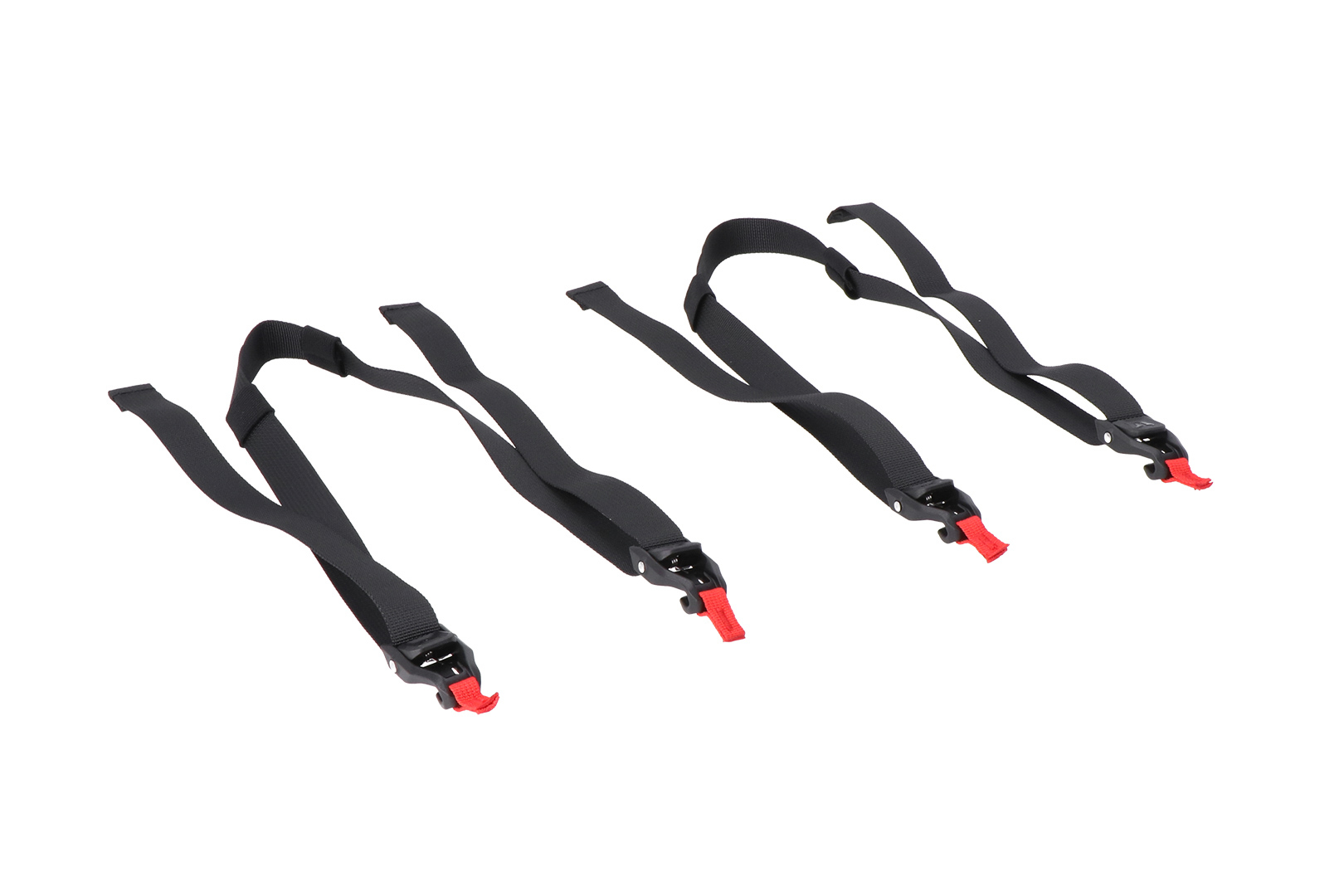 Strap set – 2 x. For PRO tail bag. Hooks on both sides.