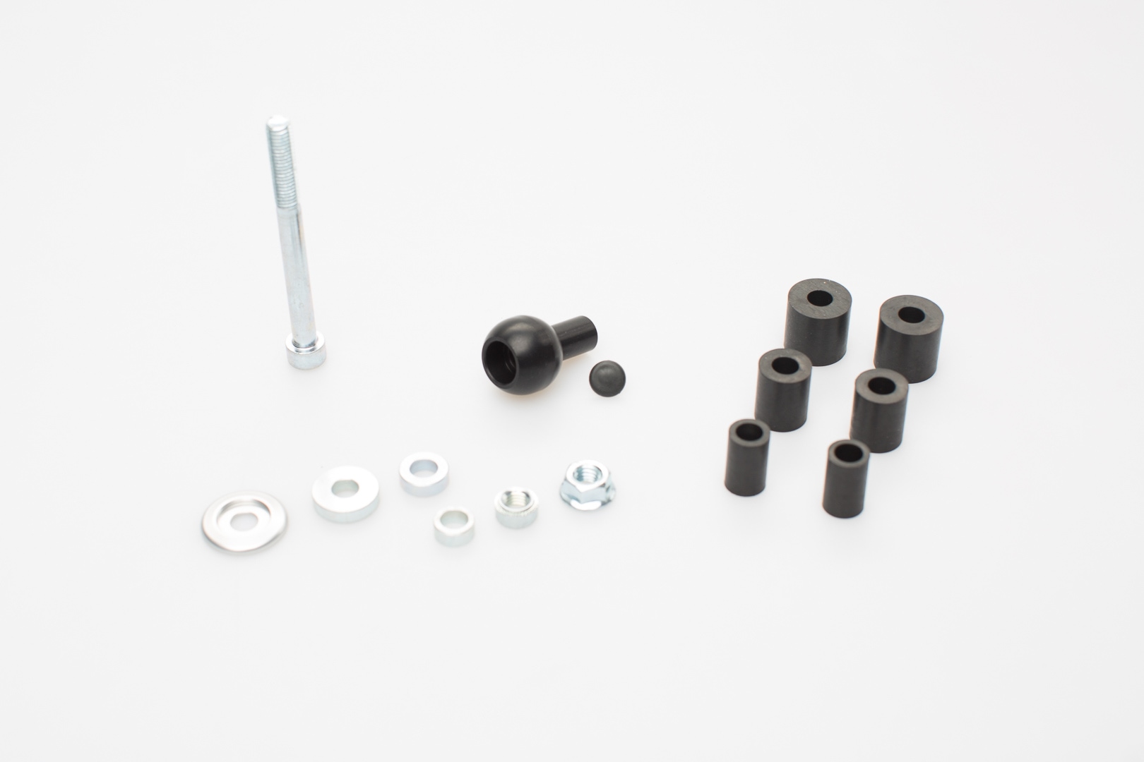Ball clamp for head tube – For Ø 12.5-25 mm. Incl. 1″ ball.