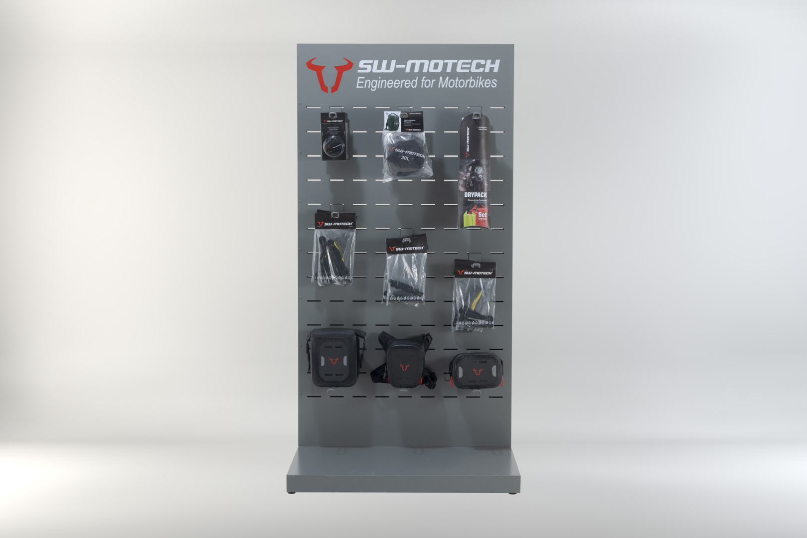 Sales display room with mounting – Theme: Waterproof and accessories. Part 1.