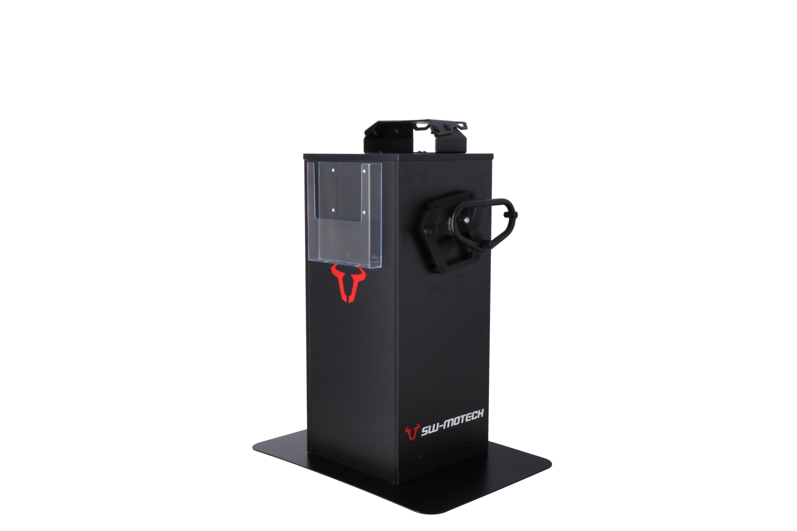 Demo rack URBAN side case + top case – Black. Complete rack. No hardware.