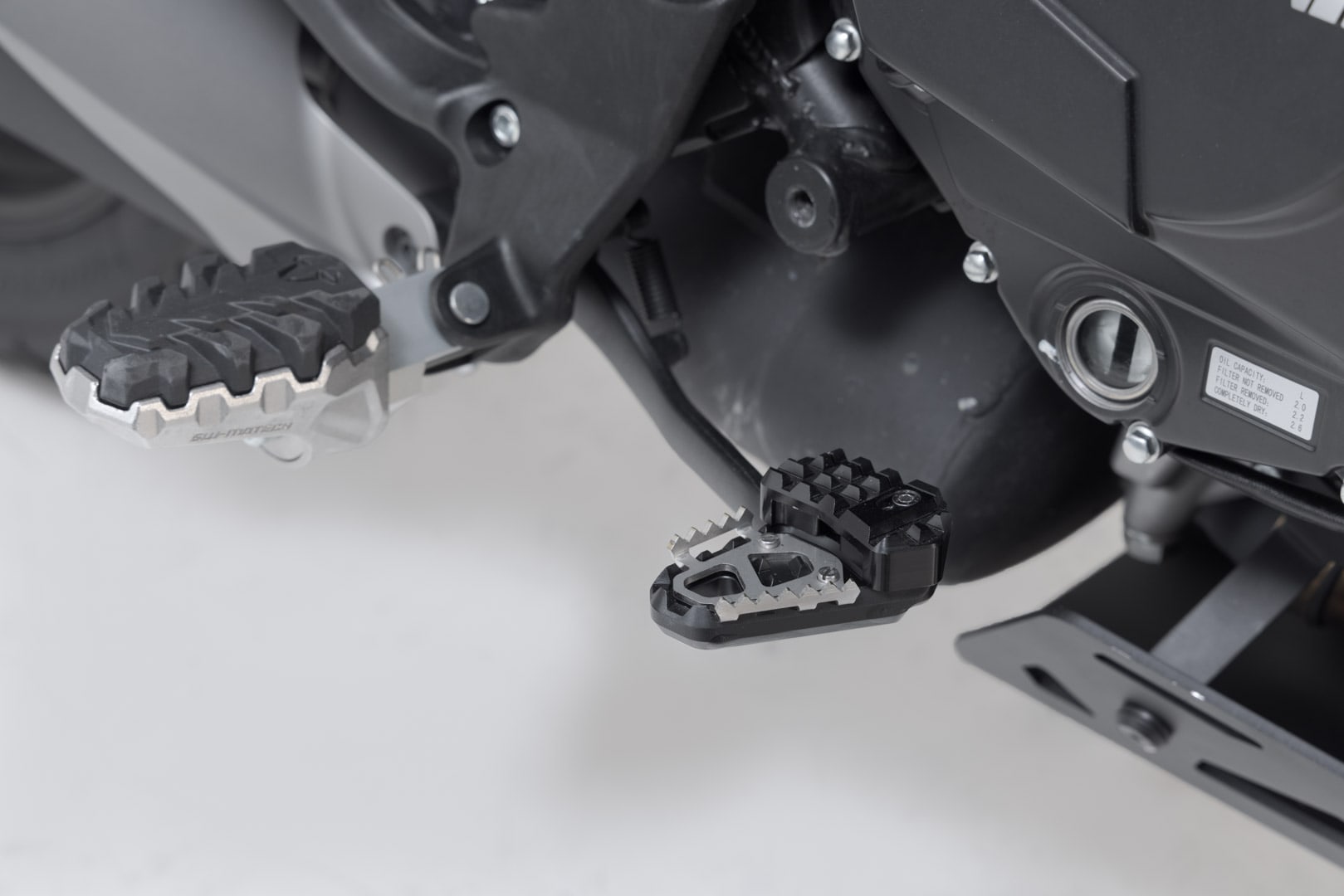 Extension for brake pedal – Black. KTM-/ Husqvarna-/ Moto Morini-Modelle.