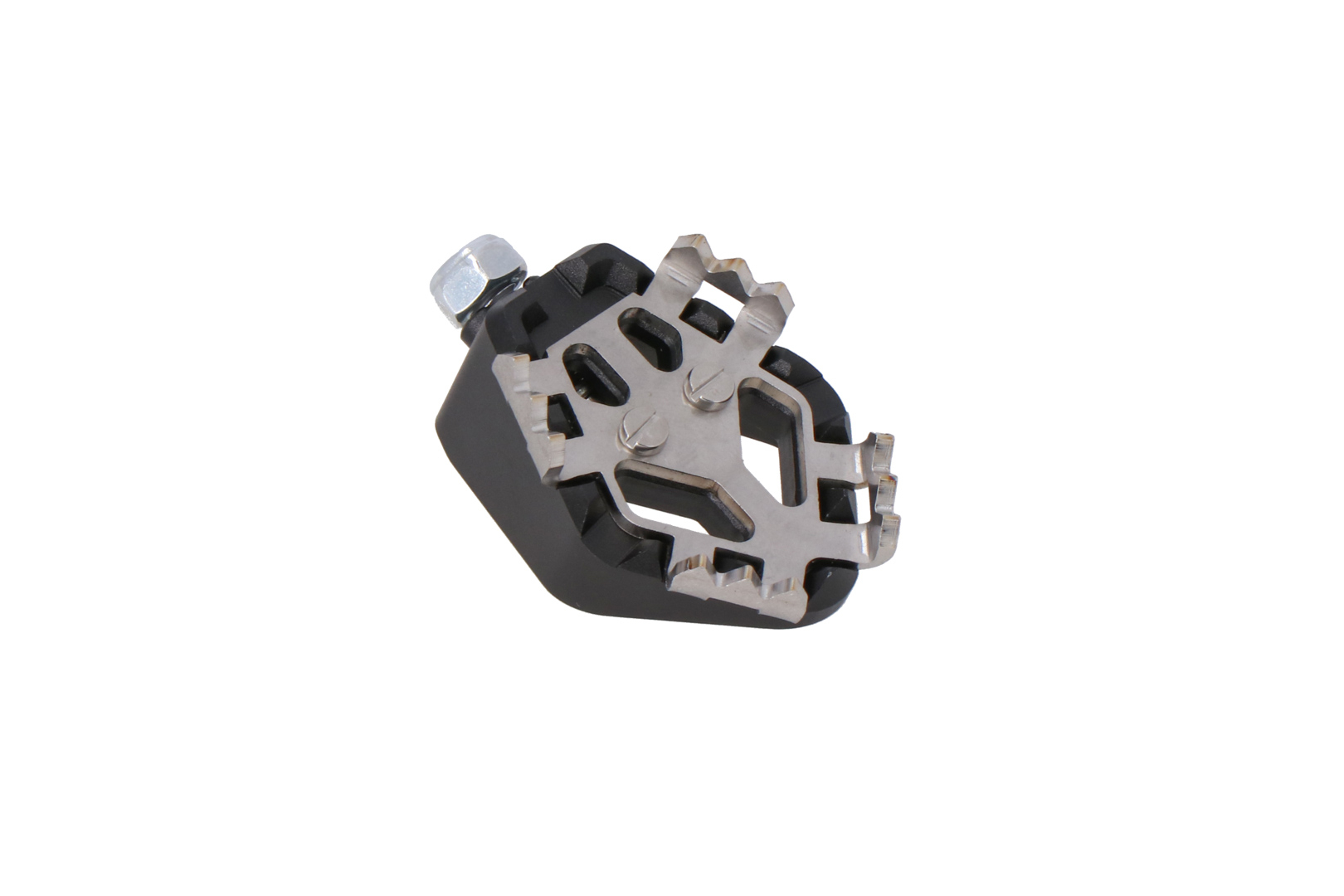 ADVENTURE step for brake pedal – Black/Silver.