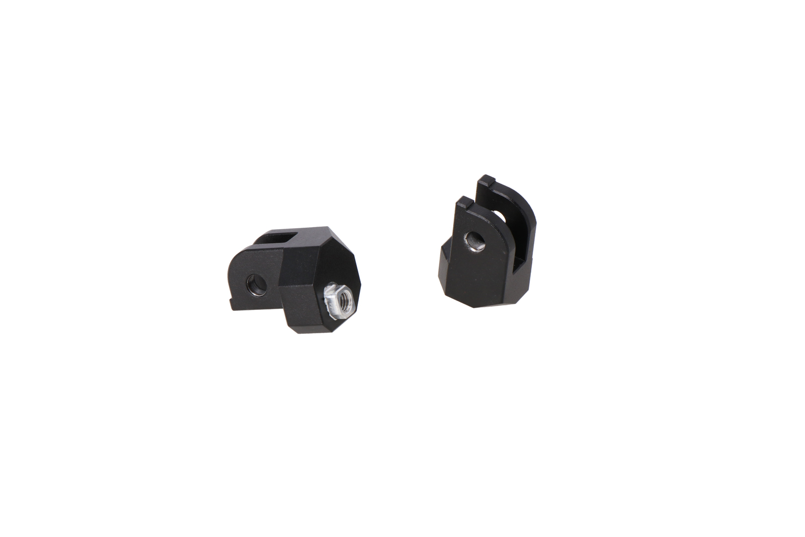 Mounting kit for ION footrest – Black. Honda XL650V / XL700V, Moto Mori. X Cape.