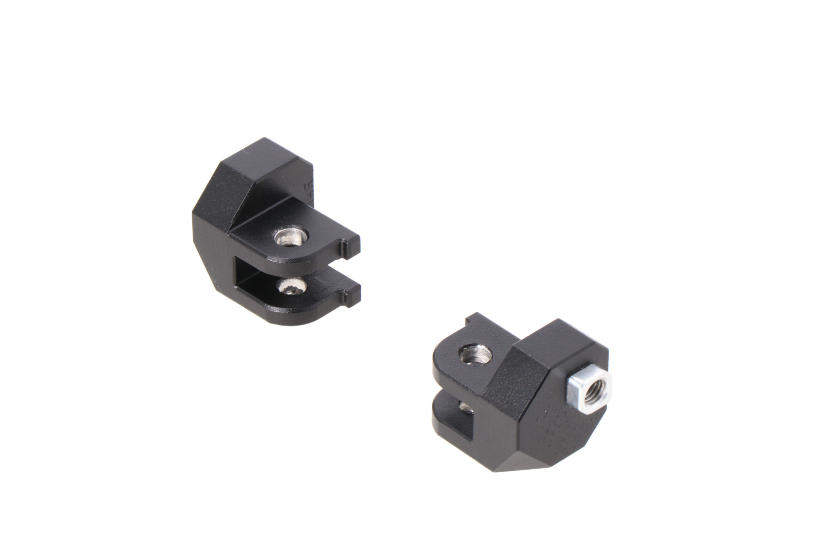 Mounting kit for ION footrest – Black. Honda / BMW / Triumph / Voge models.
