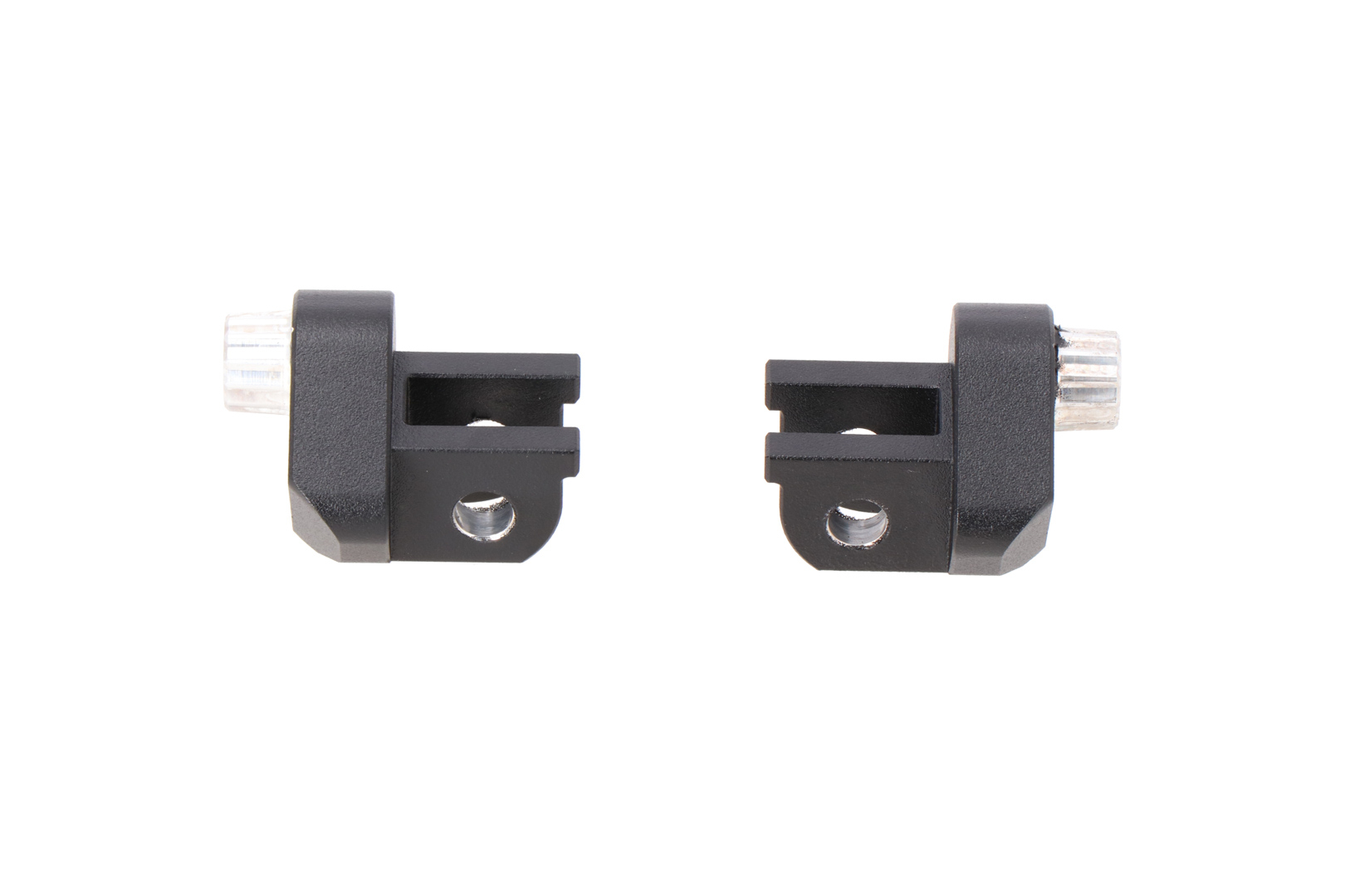 Mounting kit for EVO footrest – Black. Honda / Suzuki / KTM models.