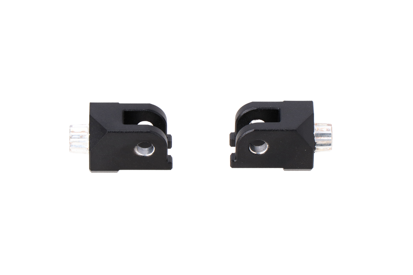Mounting kit for EVO footrest – Black. Honda / BMW / Triumph / Voge – models.